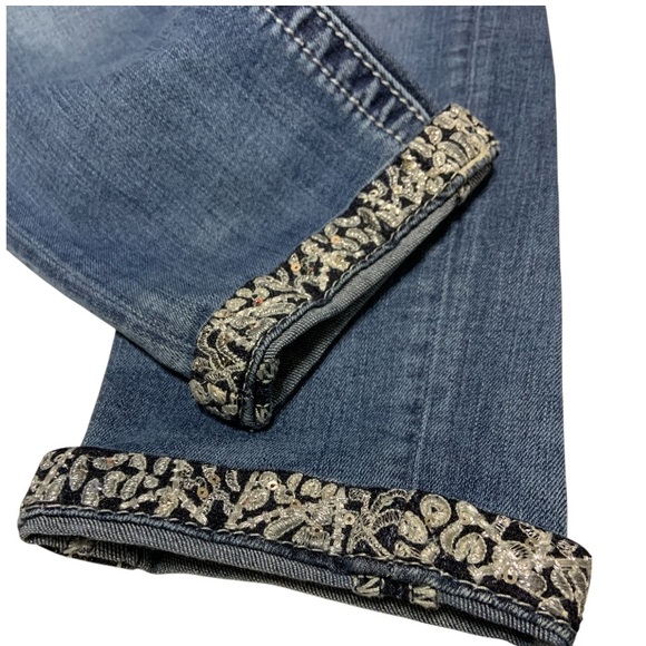 Miss Me Ankle Skinny Signature Jeans with Embellished Back size 27 - Picture 7 of 10